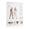 Passion Combinaison Adrianna noire - Ouverte sur l'entrejambe